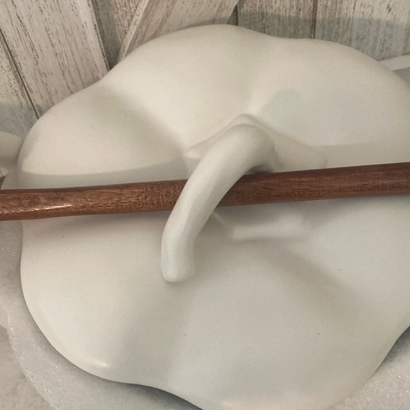 LAST ONE—Rae Dunn Harvest Pumpkin Serving Dish/Bowl with Spoon - Picture 3 of 7